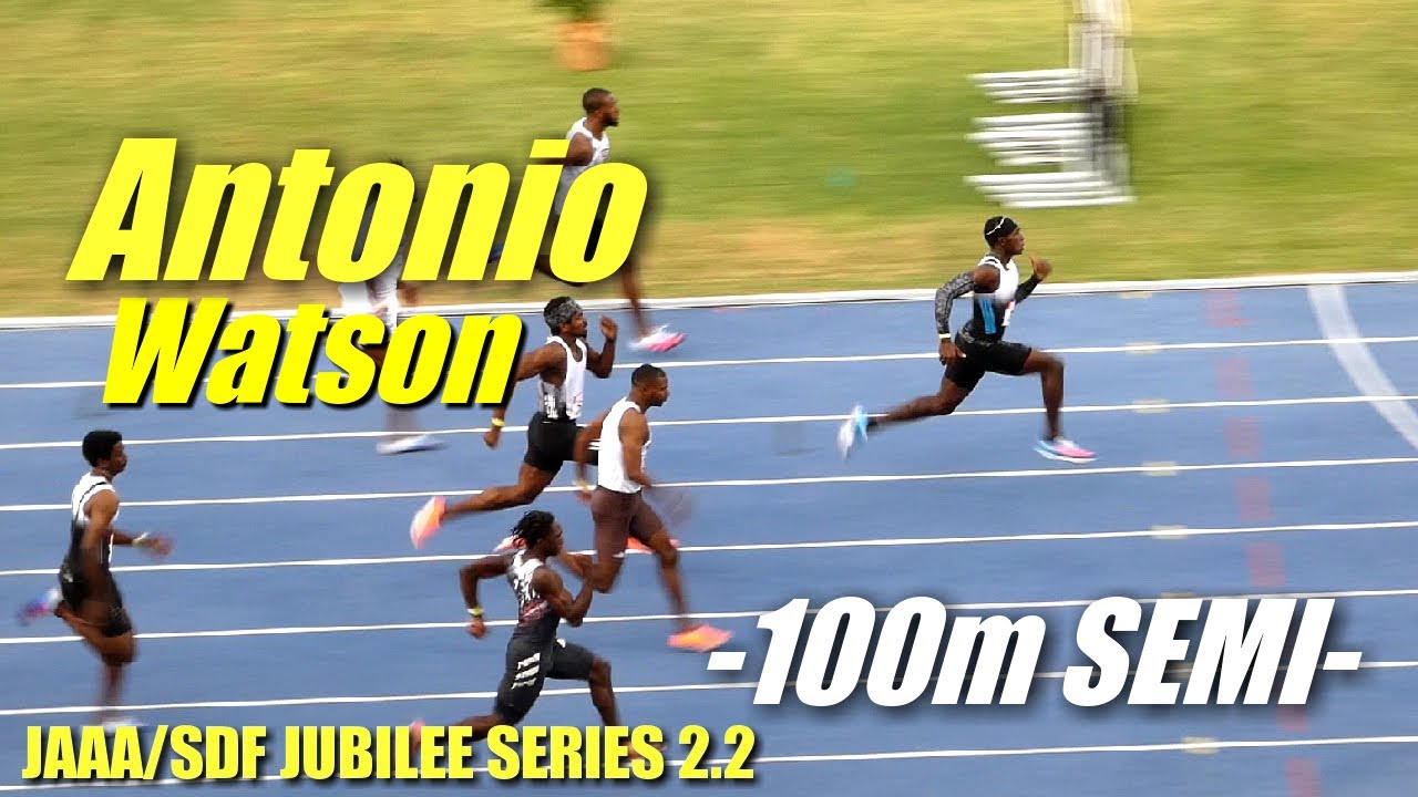 Antonio Watson | Racers Track Club | 100m SEMI 6 | JUBILEE SERIES 2.2