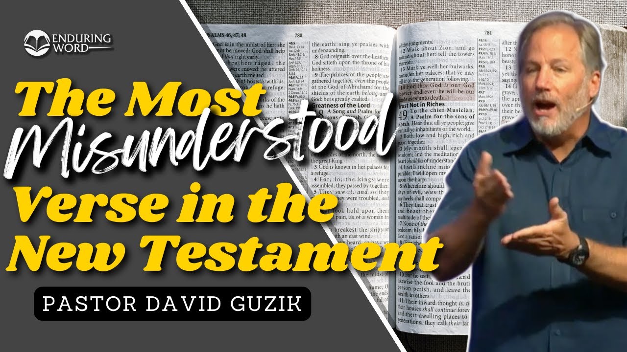 The Most 𝙈𝙞𝙨𝙪𝙣𝙙𝙚𝙧𝙨𝙩𝙤𝙤𝙙 Verse in the New Testament