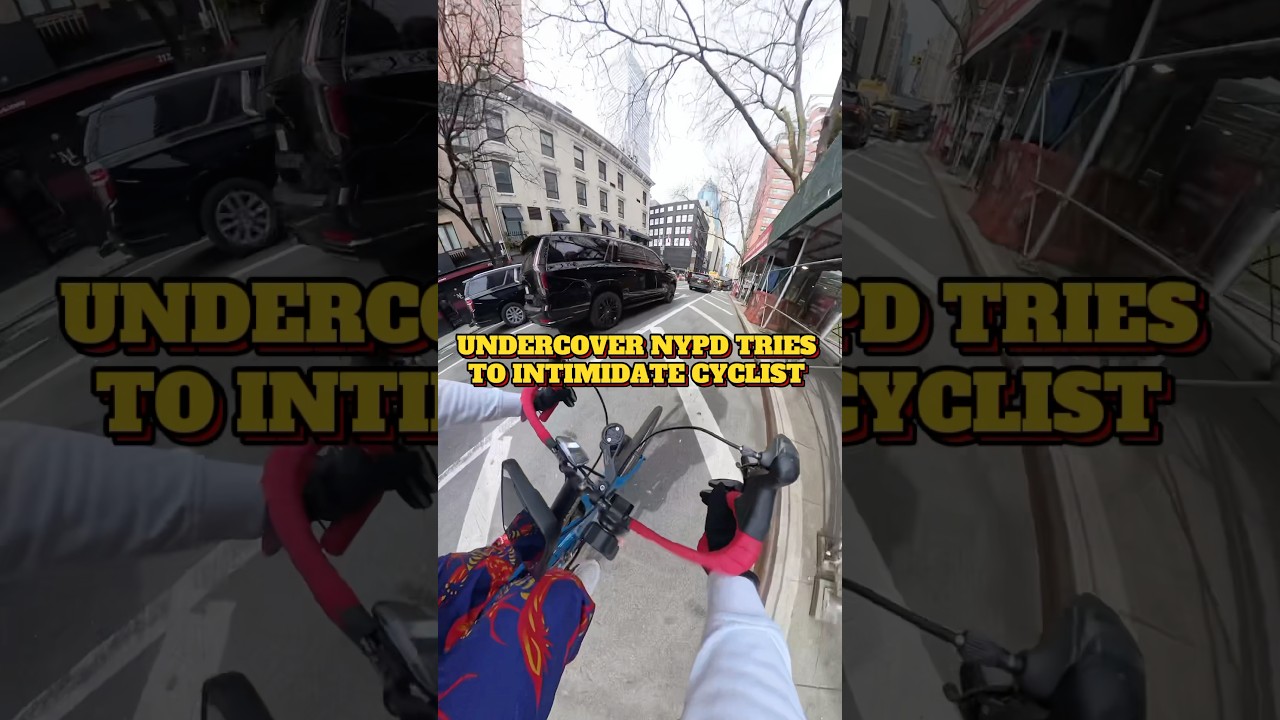 Undercover NYPD Tries To Intimidate Cyclist