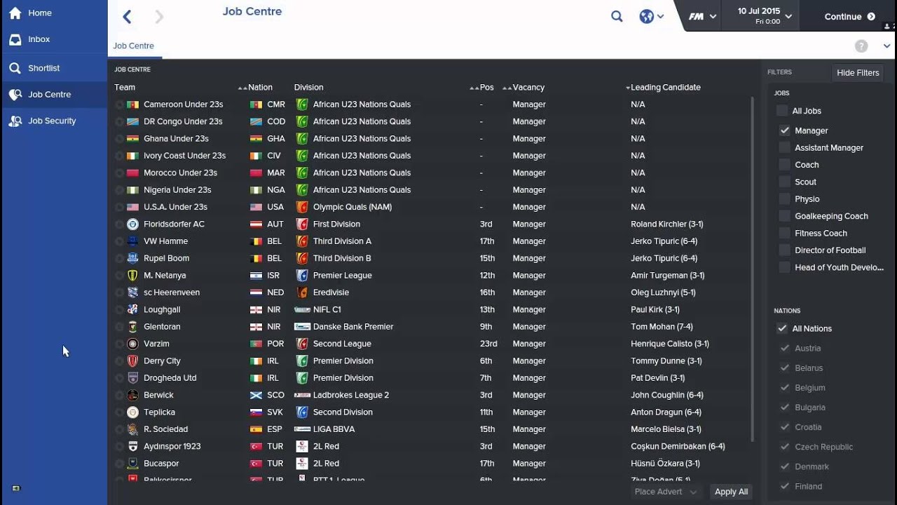 Football Manager 2016 - Journey Man - Intro!