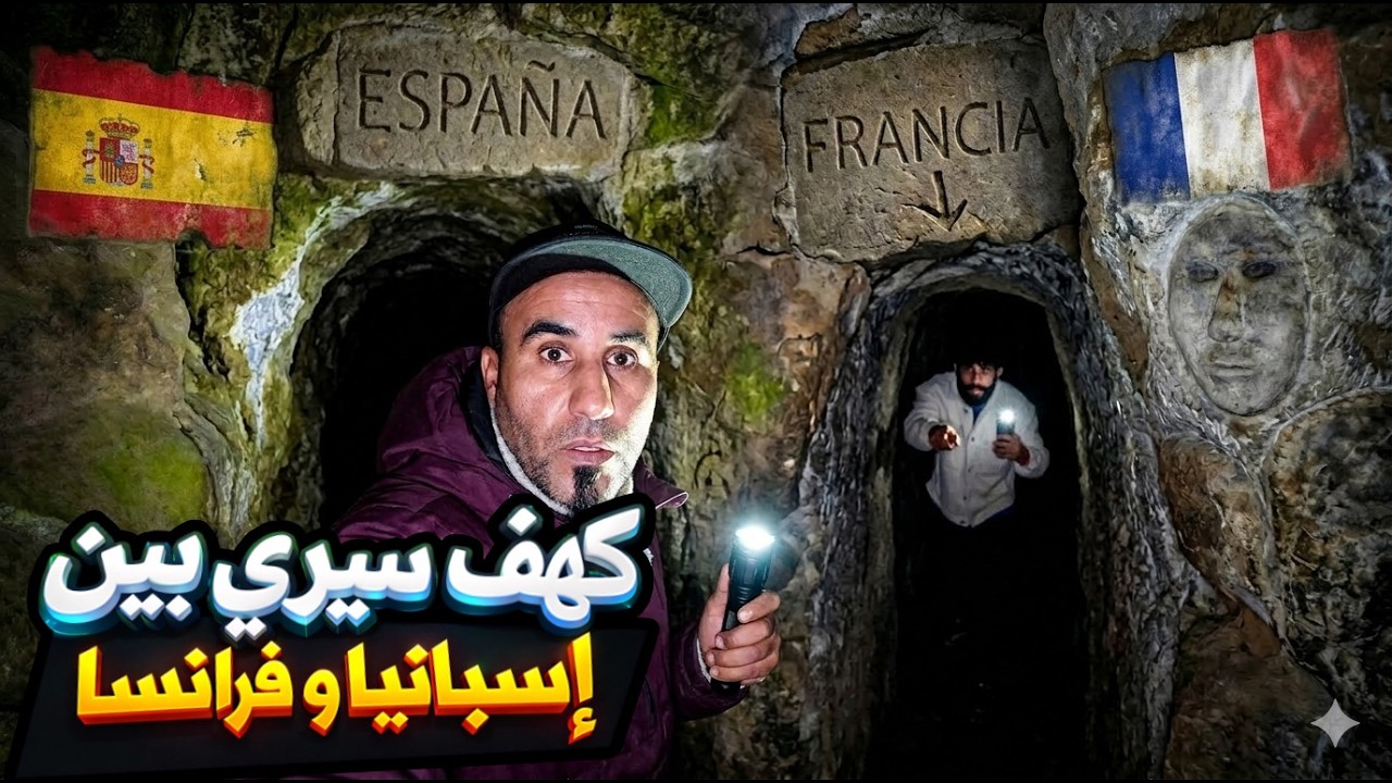 مخبئ سيري بين اسبانيا و فرنسا  لقينا اشياء غريبة من عالم اخر 🤯😱
