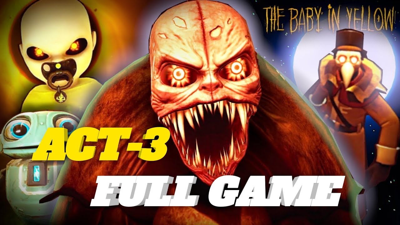 😈 FINALLY ENDING OF SHAITAAN BABY IN THE BABY IN YELLOW#ACT-3(Horror Game)