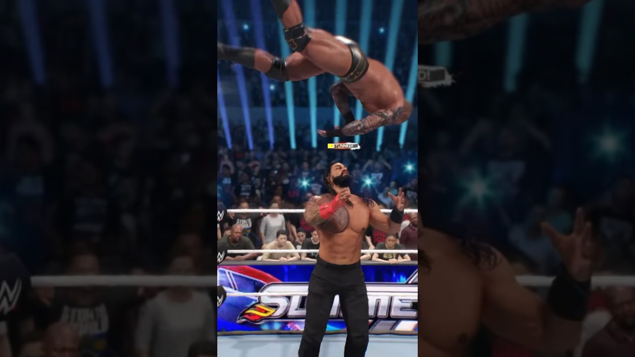 UFO Cutter Super Finisher!!! #wwe2k24 #wwe2k #wwegames #randyorton #gaming #gamingshorts #wrestling
