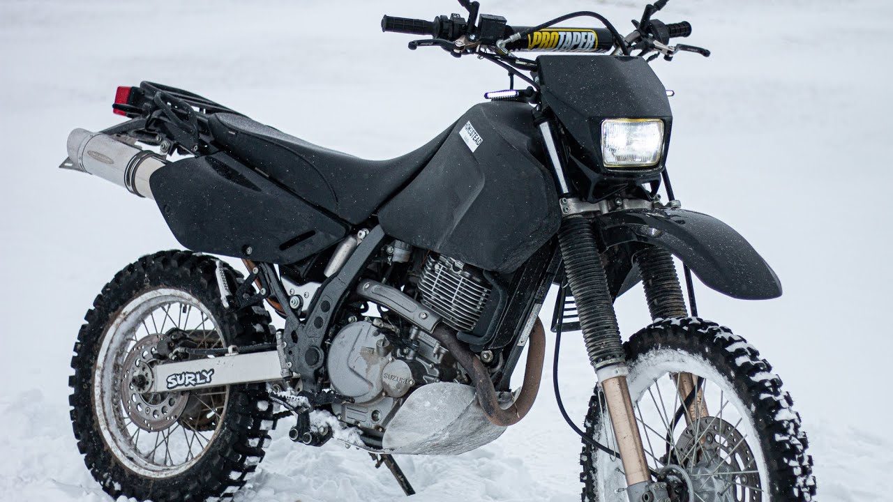 Установка новых рычагов и сигнальных огней для DR650