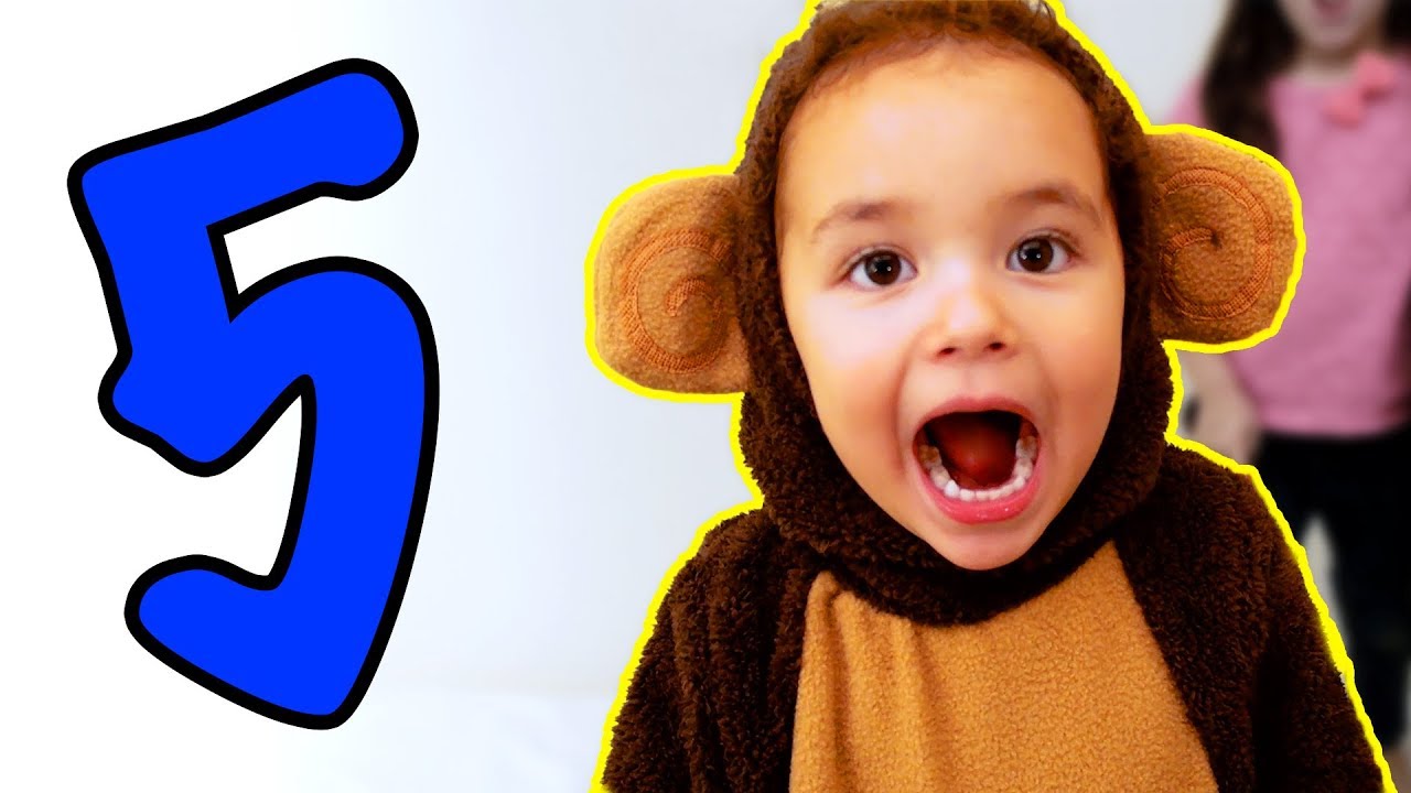 5 Monitos - 5 Little Monkeys in Spanish! Beb&eacute; Espa&ntilde;ol