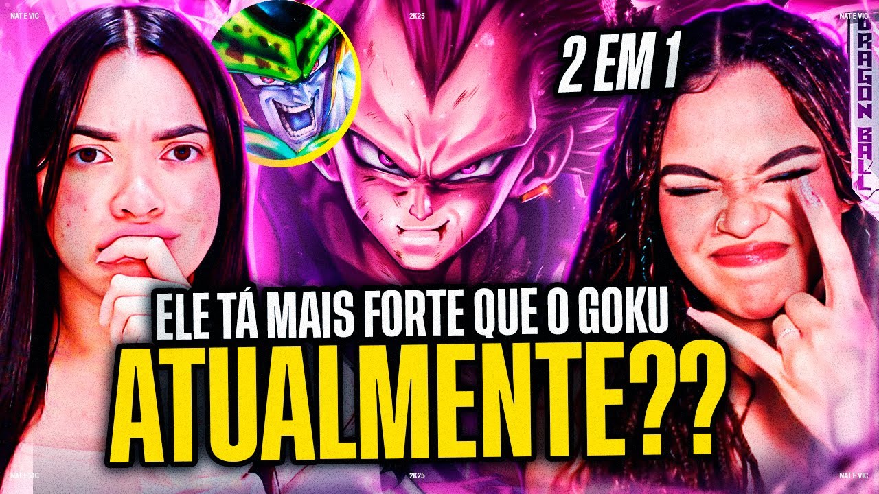 (2 em 1) M4rkim: Vegeta - Ultra Ego & Cell - D.N.A | Vic MV e Nat [REACT]