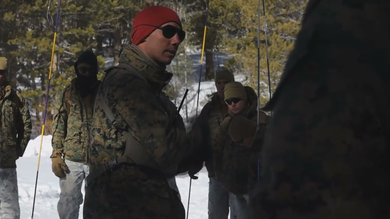Avalanche Rescue Course with U.S. Marines in Bridgeport, California