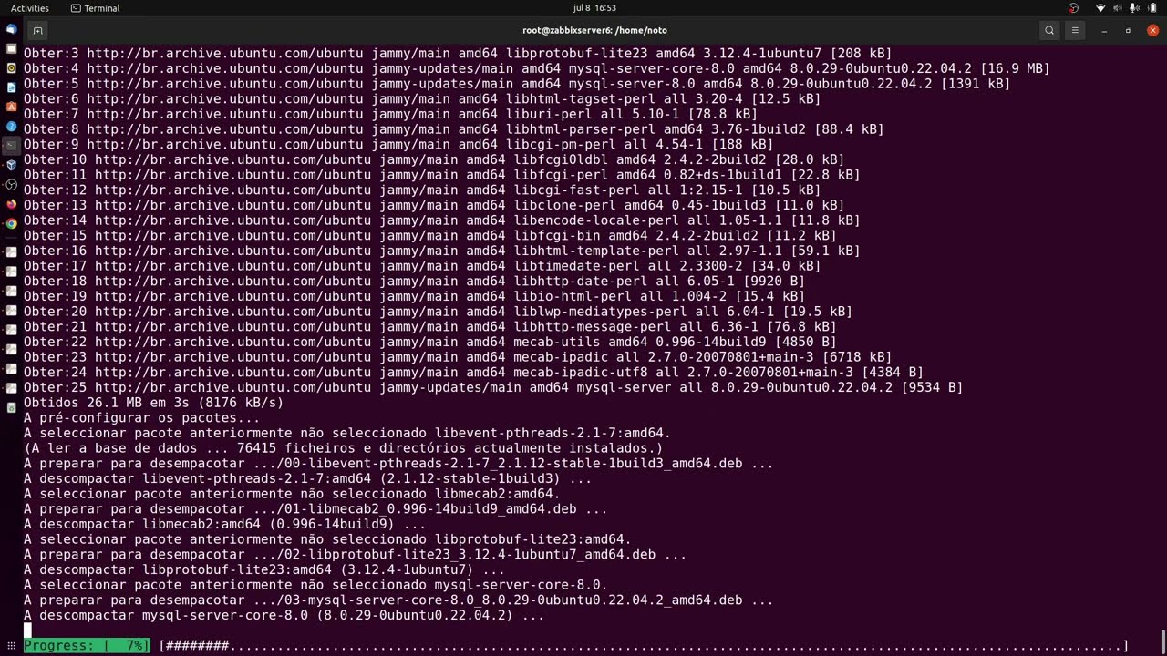 Instalação Software Zabbix  6.0 LTS Ubuntu 22.04 - SÉRIE SOLUÇÕES