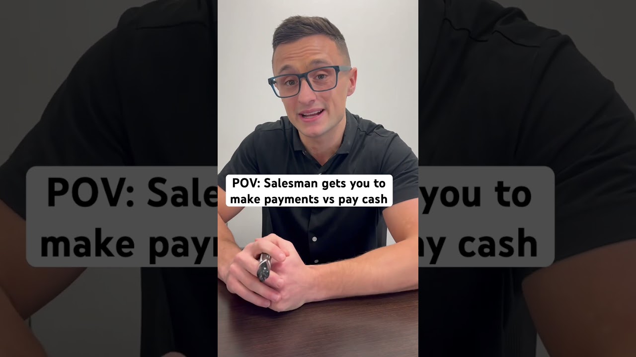 Should you finance or pay cash for a car #carsalesman #automobile #cardealer #investing
