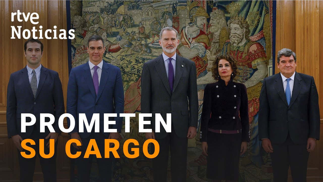 ZARZUELA: CUERPO, MONTERO y ESCRIVÁ prometen sus NUEVOS CARGOS ante FELIPE VI | RTVE
