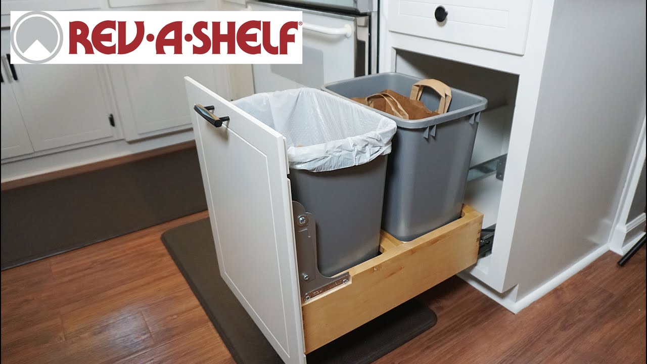 How to Install a Rev-A-Shelf Trash & Recycling Container