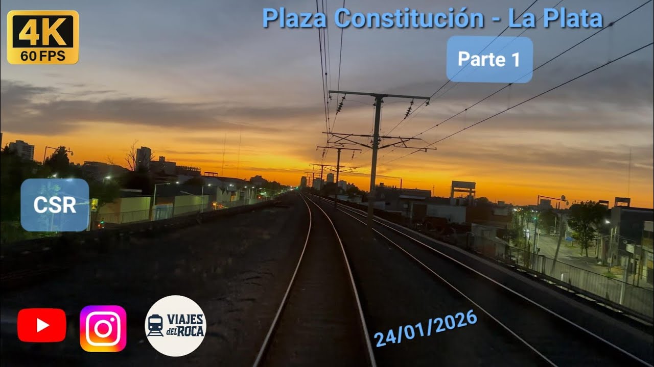 Cabview | Trenes Argentinos | Plaza C. - La Plata | 24/01/26 TheRailzone #train #india #transport 