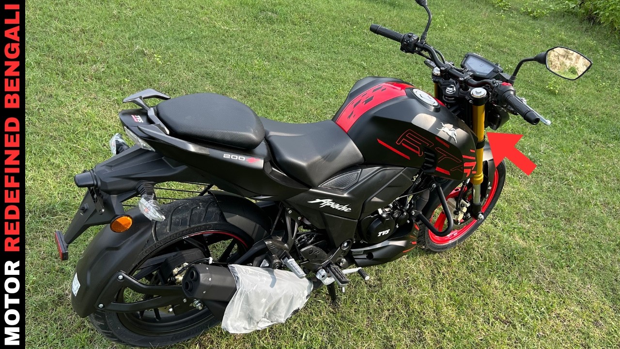 Finally 2025 TVS Apache RTR 200 4V USD Model বাংলা রাইড রিভিউ | All Changes & On Road Price.