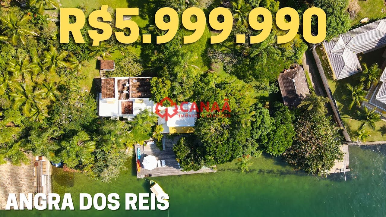 LINDA CASA GREGA EM ILHA PARADIS&Iacute;ACA, COM PISCINA, DECK, HELIPONTO, ANGRA DOS REIS - RJ🌴🔆 4K 60fps