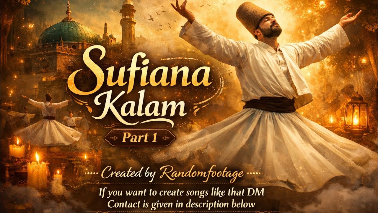 Sufiana Kalam Part 1 🌙 | Heart Touching Sufi Kalam 2026 | Soulful Spiritual Song | Randomfootage