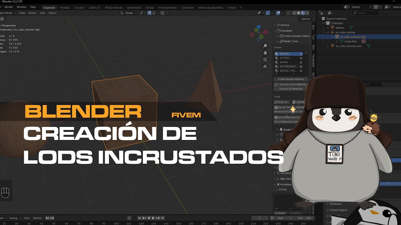 Tutorial | Creación de LODs Incrustados para FiveM