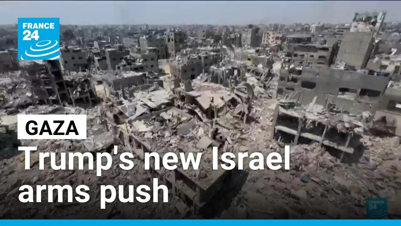 Middle East : Trump plans $2.8bn arms package for Israel amid Gaza war &bull; FRANCE 24 English