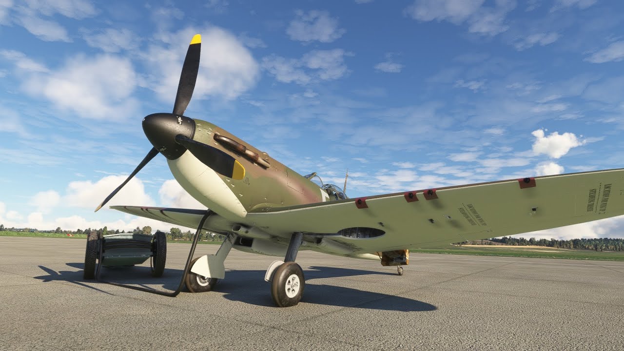 Первый взгляд на Aeroplane Heaven Supermarine Spitfire Mk 1A в Microsoft Flight Simulator