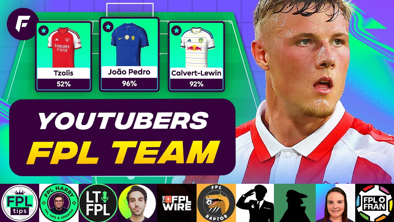 FINAL FPL YOUTUBERS Team | DATA FROM 25 TEAMS! 🚀