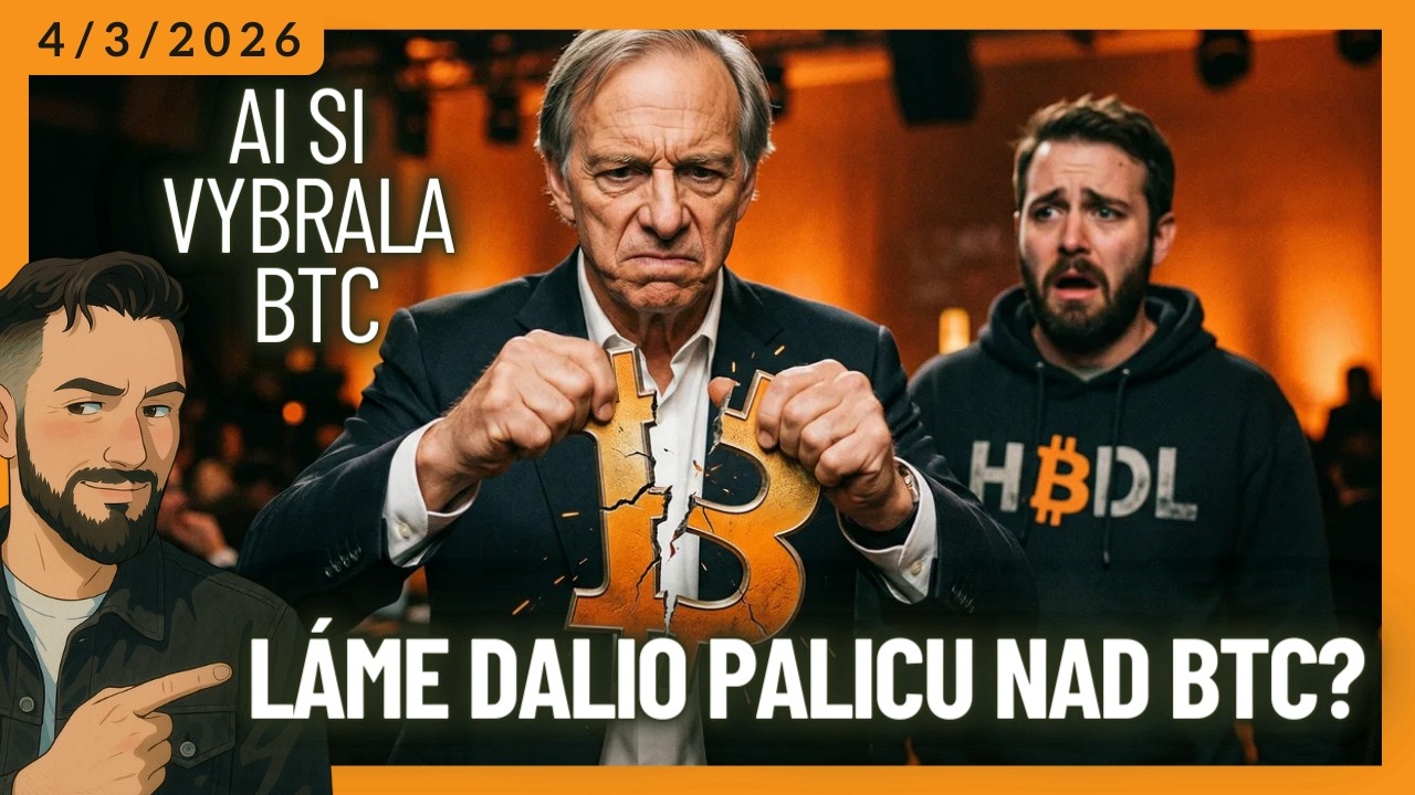AI si vybrala Bitcoinu - láme nad ním palicu Ray Dalio? #BTC #kryptoraňajky