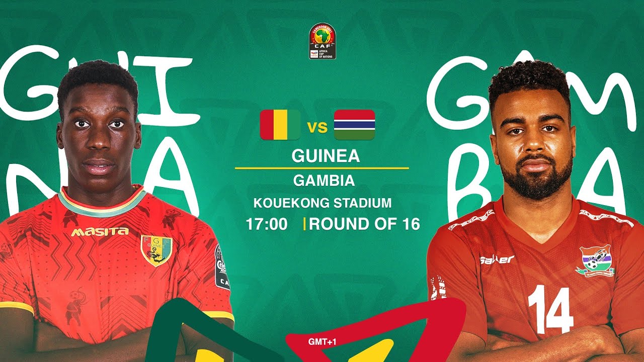 TotalEnergies AFCON 2021 - Guinea vs Gambia - Round of 16