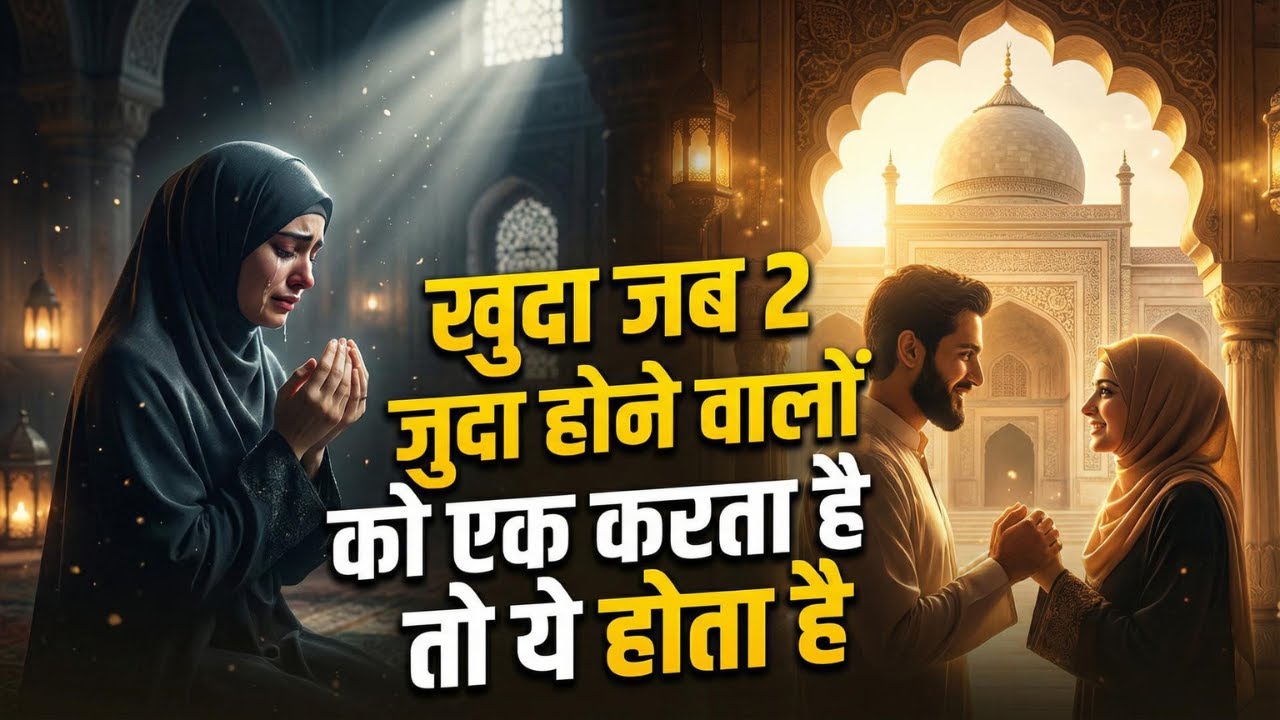 Jab Allah 2 Juda Hone Walon Ko Milata Hai To Ye Hota Hai | 💔 | Allah Ka Faisla | Islamic Motivation