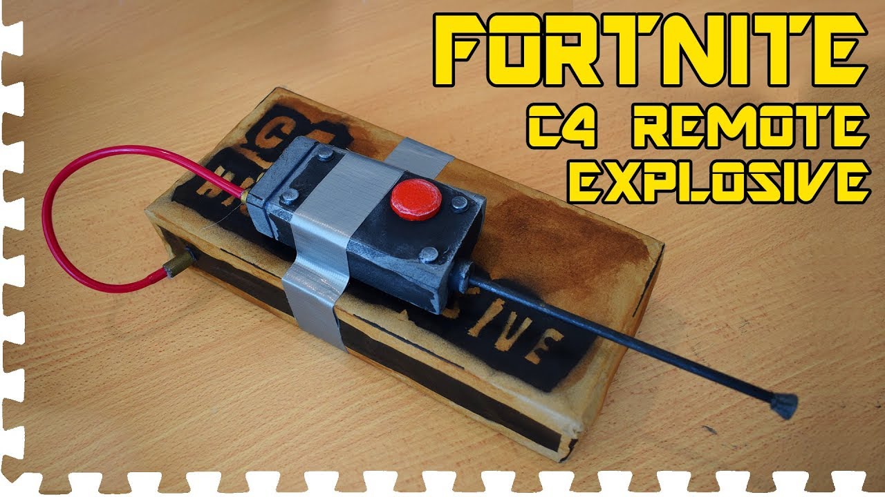FORTNITE: C4 Remote Explosive - Cosplay prop