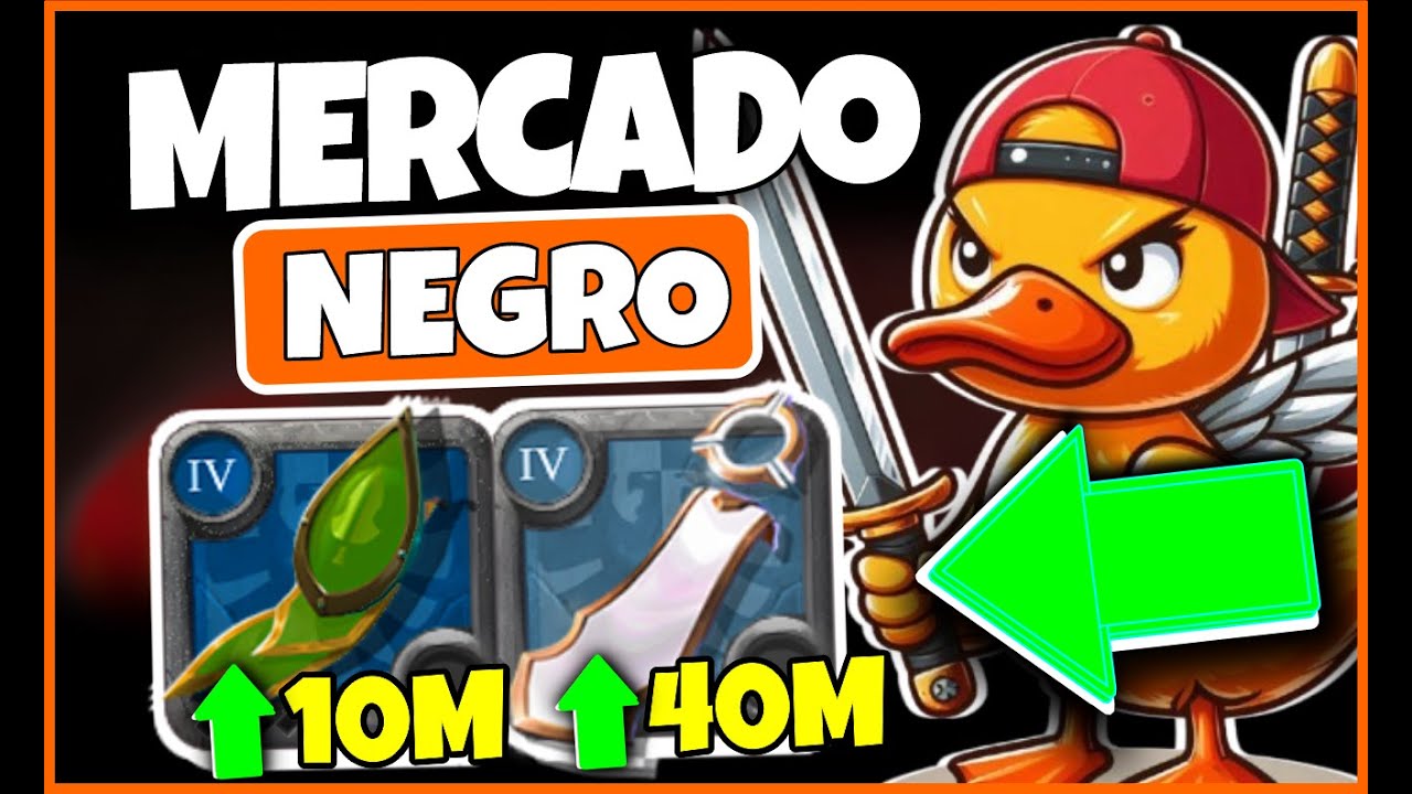 FAÇA 50 MILHOES DE PRATA com MERCADO NEGRO no Albion Online