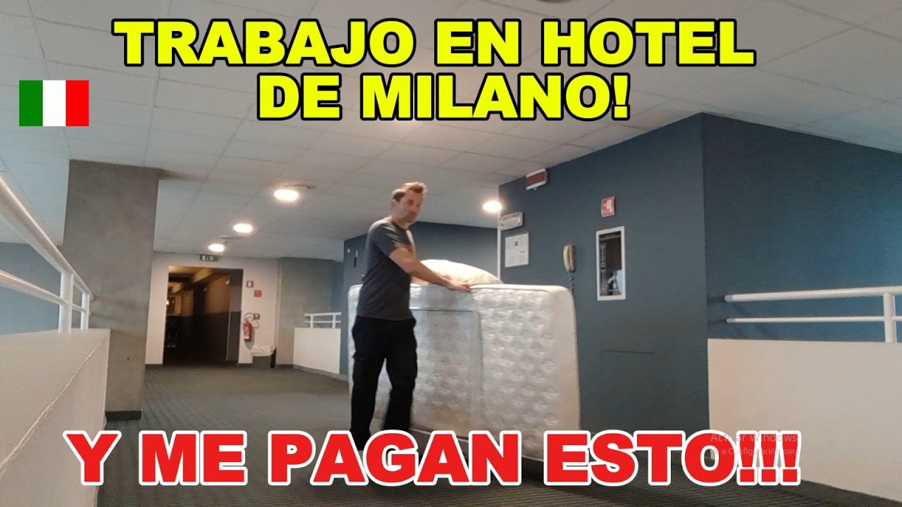 TRABAJO EN UN HOTEL MILANO - ESTE FUE MI SALARIO!!
