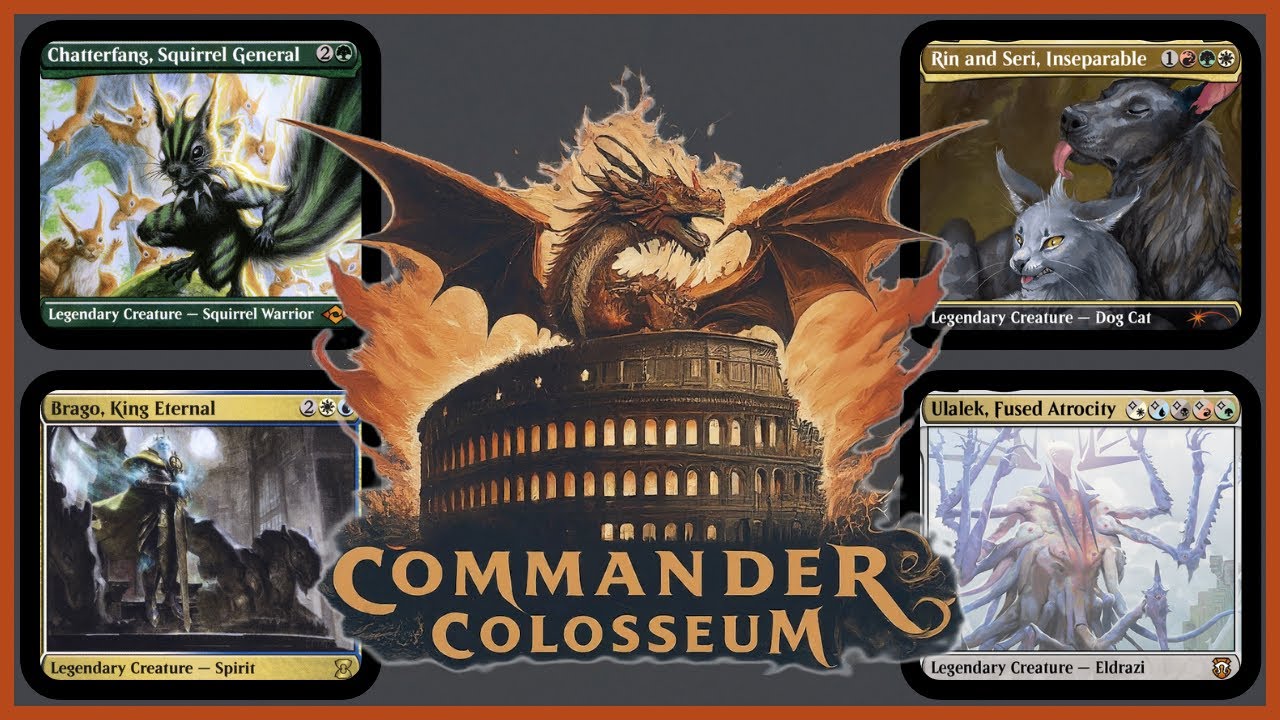 MTG Commander Gameplay - Brago vs Chatterfang vs Rin and Seri vs Ulalek