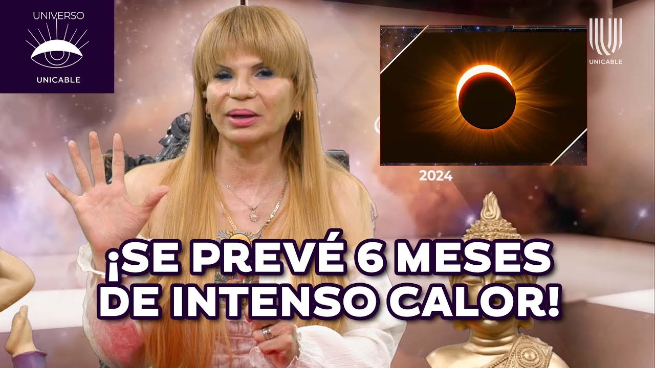 Mhoni Vidente predice días difíciles por el eclipse total del sol del 8 de abril | Universo Unicable