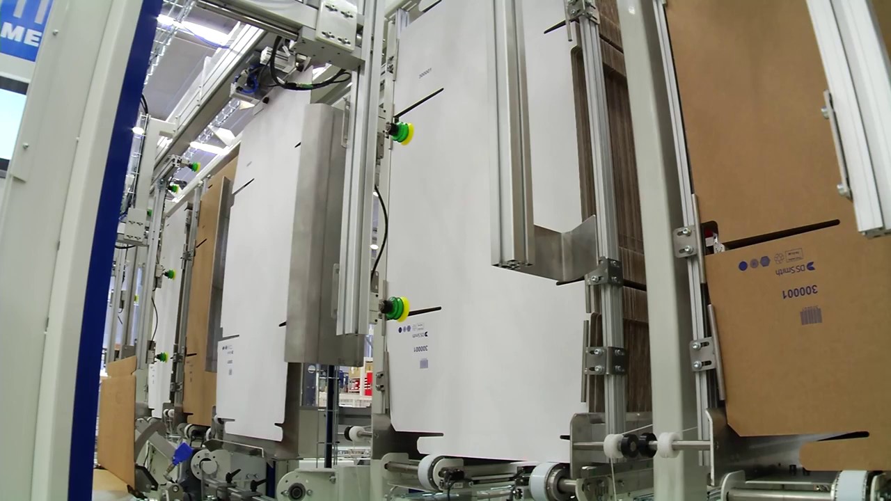 JOMET - Random automatic packing with 4 different wrap-around blanks