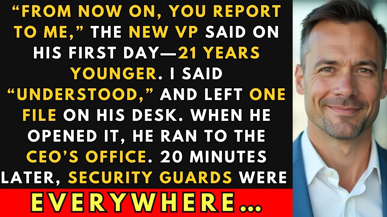 The New VP Insisted I Report To Him - Then He Opened The File I Left On His Desk