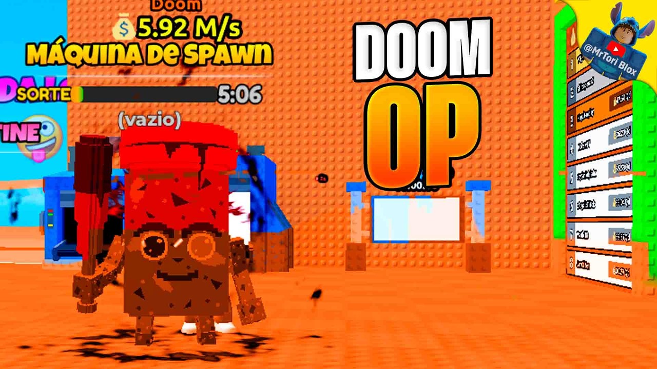 Farmei DIVINOS DOOM Na Nova Atualização  No FUJA DE UM TSUNAMI PARA BRAINROT !