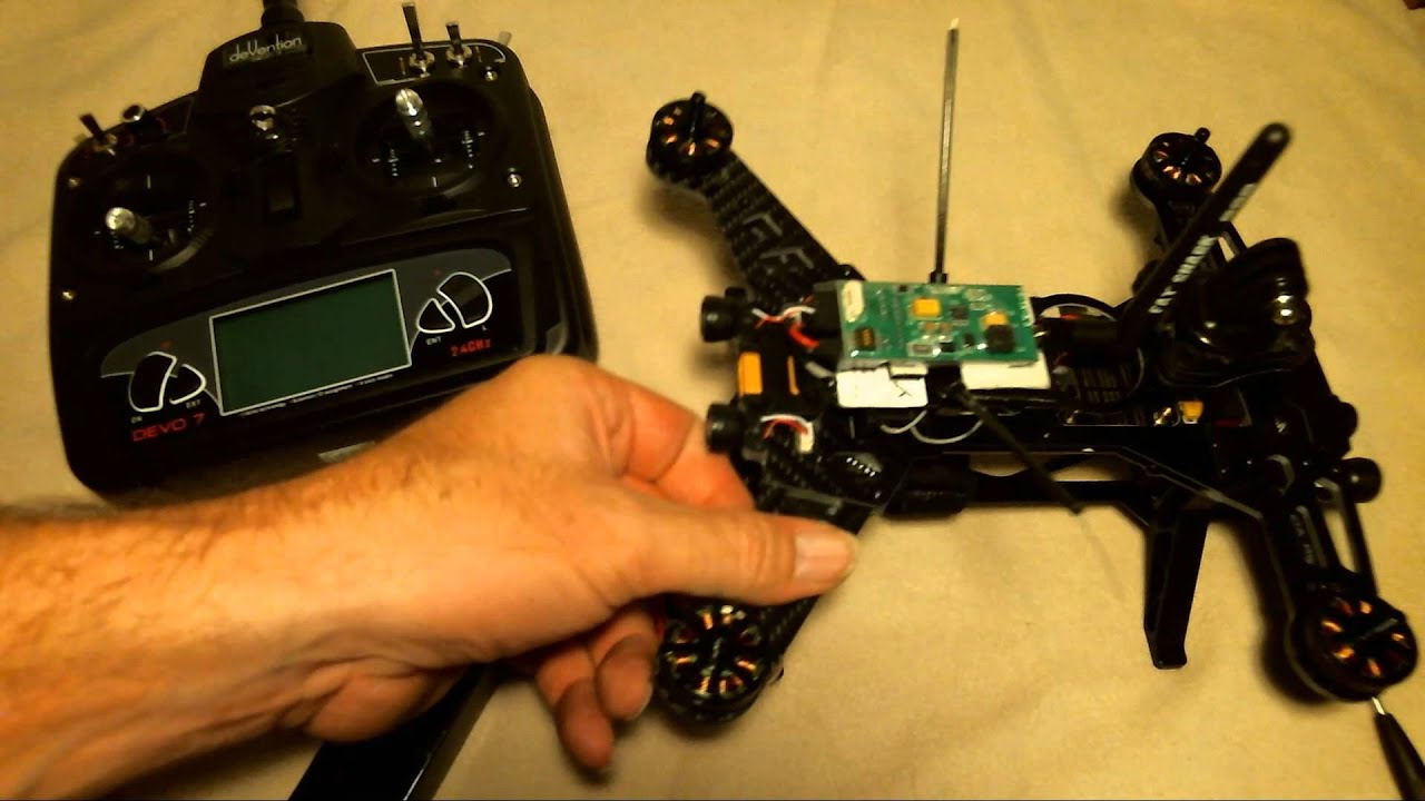 Walkera Runner 250 Initial Setup | Install Fat Shark Teleporter V3 FPV