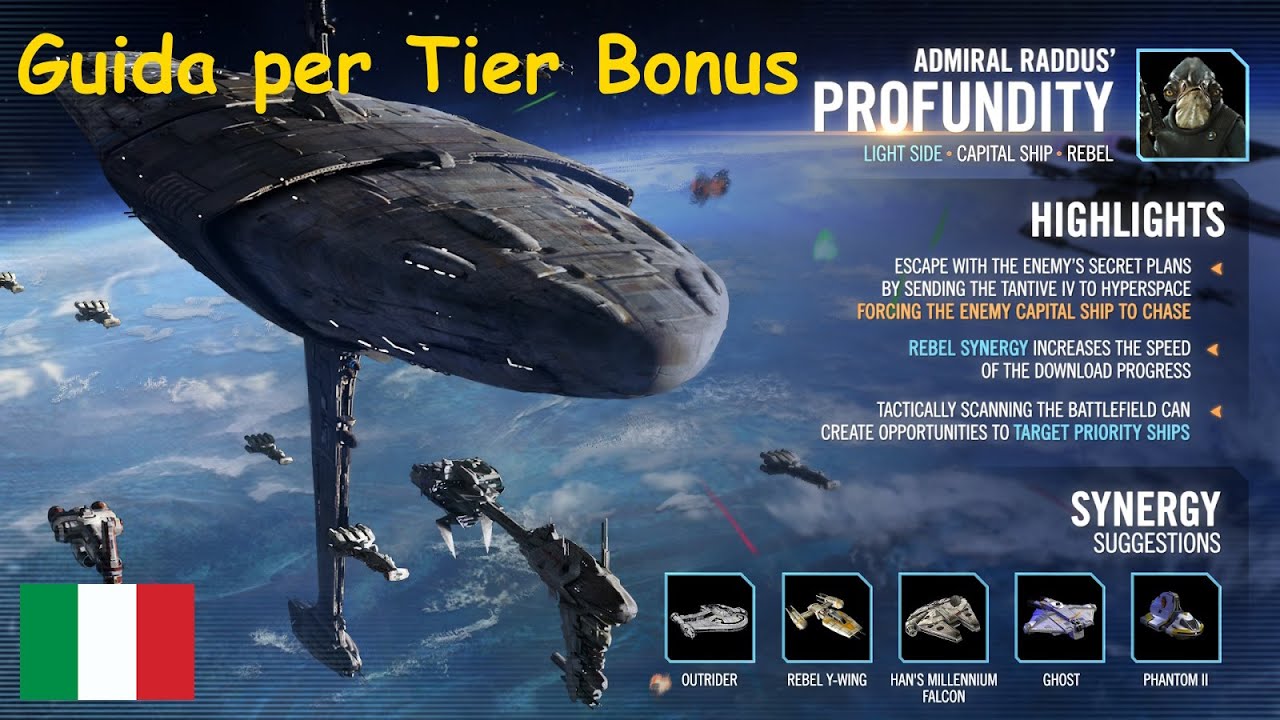 SWGOH Profundity Bonus Tier (ITA)