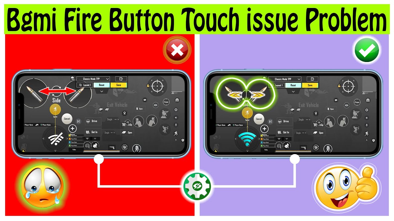 BGMI Fire Button Touch Problem  | HOW TO FIX TOUCH ISSUE IN BGMI | with #windblaster