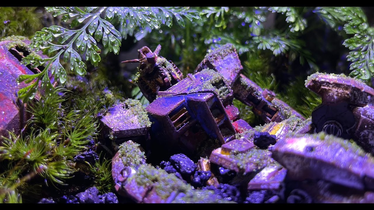 Lets Build a fallen Gundam RX-78-2 Terrarium