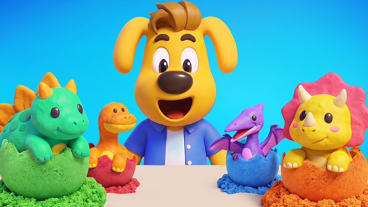 Clay Fun Park | Learn about Teamwork | Kids Cartoon | Sheriff Labrador