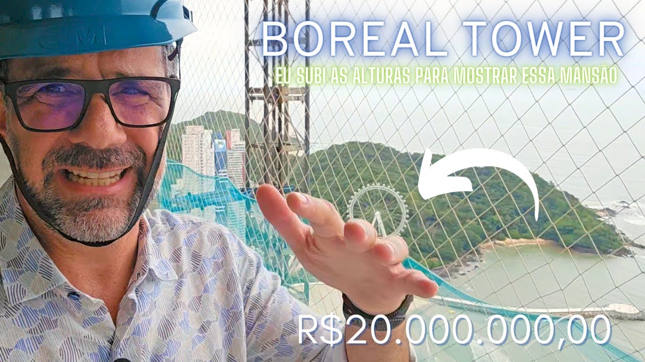 Boreal Tower subi alto pra te mostrar a mansão suspensa.