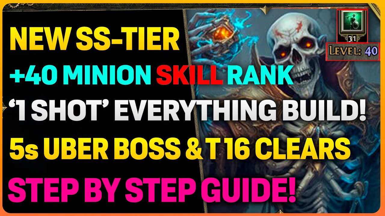 NEW SS-Tier: +40 Minions Skill Rank 0.4 ORACLE Endgame Build! | 1 SHOT Everything!!