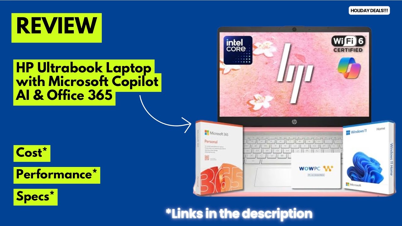 Обзор ультрабуков HP 2026 года | Microsoft Copilot AI + Office 365, 1,3 ТБ памяти и процессор Intel!