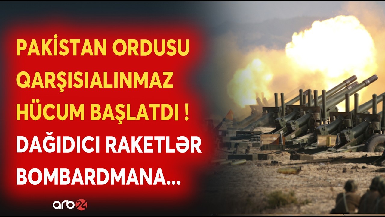 SON DƏQİQƏ! Pakistan ordusundan DAĞIDICI ZƏRBƏLƏR - QIRICI VƏ TƏYYARƏLƏR HƏRƏKƏTƏ KEÇDİ - CANLI