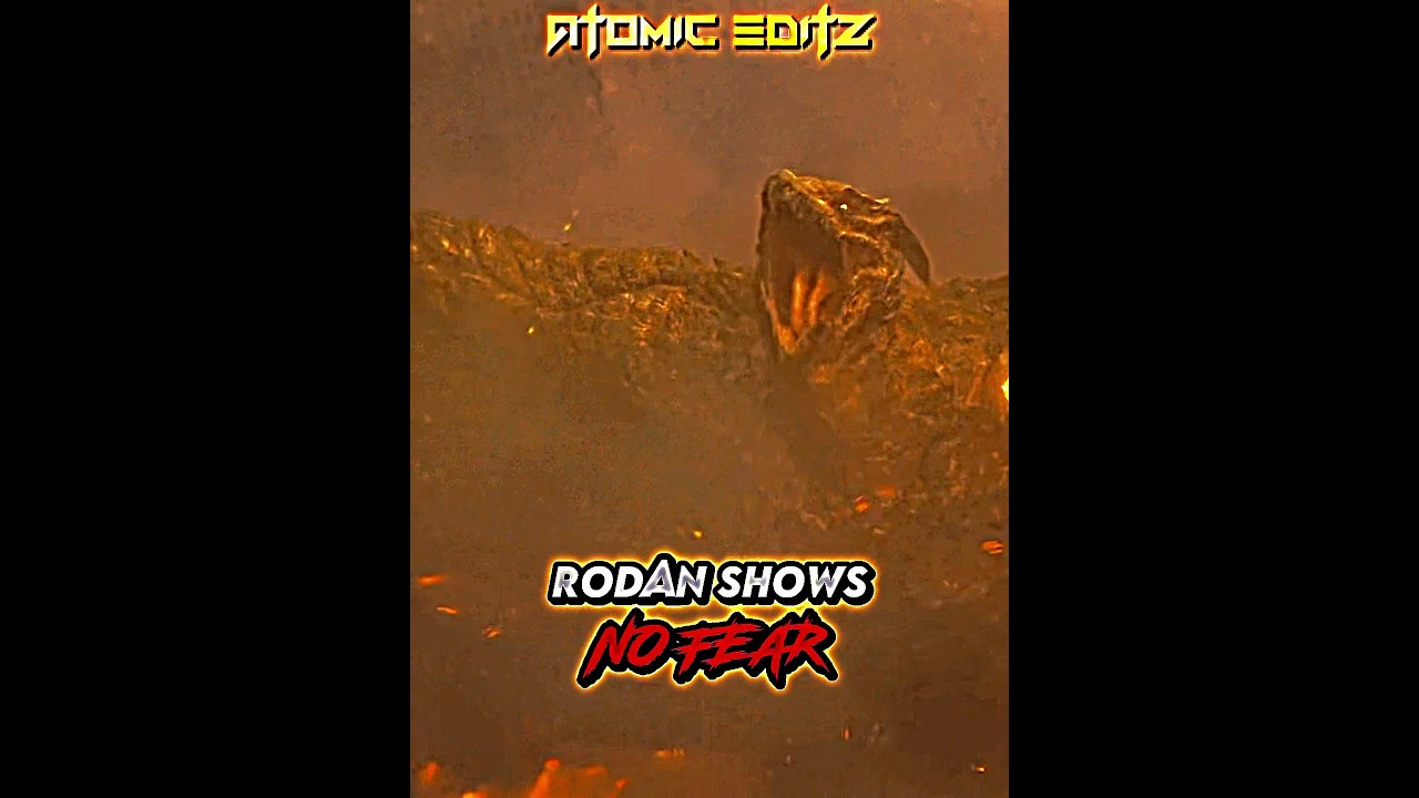 Rodan is Fearless | Rodan Edit | #godzilla #monsterverse #edit #short #rodan