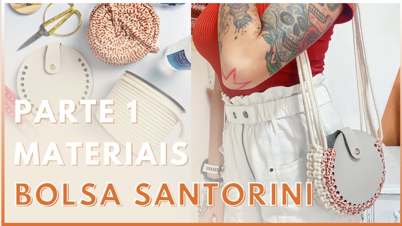 Bolsa Santorini Macramê | Parte 1: Materiais e Substituições 🪢✨ Método Macramê Inovador