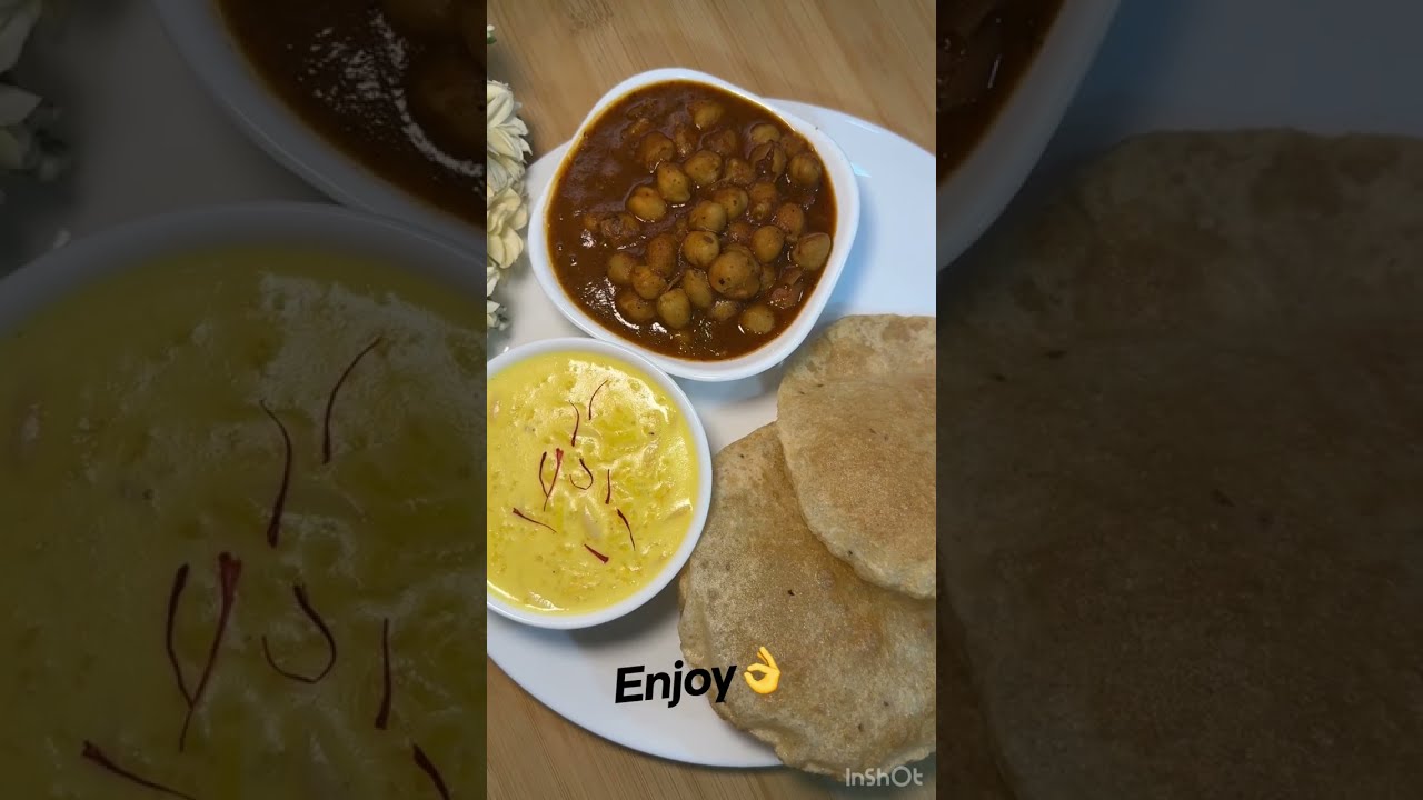 Chole Poori and Kheer comfort food recipe!!!