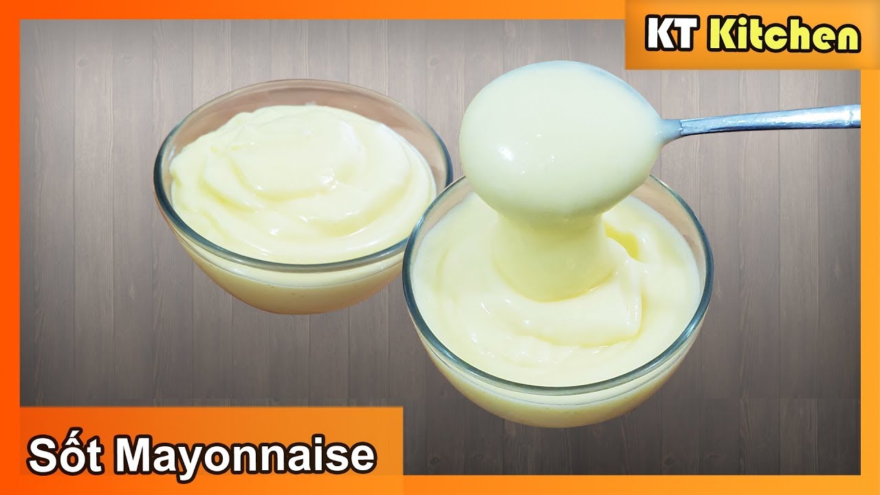 Bí Quyết Làm Sốt Mayonnaise Ăn Bánh Mì Bằng Máy Xay Sinh Tố & Máy Đánh Trứng || Cách Chữa Khi Bị Hư