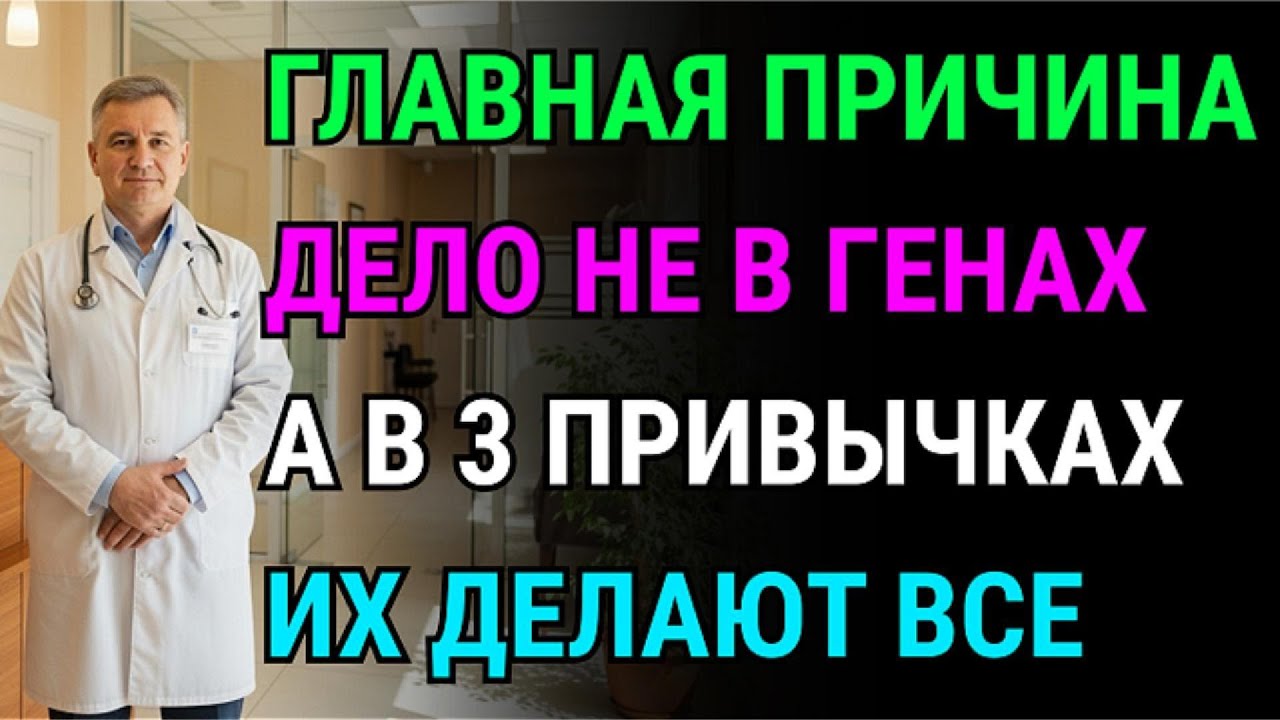 Найден настоящий виновник деменции! Не гены и не возраст, а 3 ваши «здоровые» привычки.