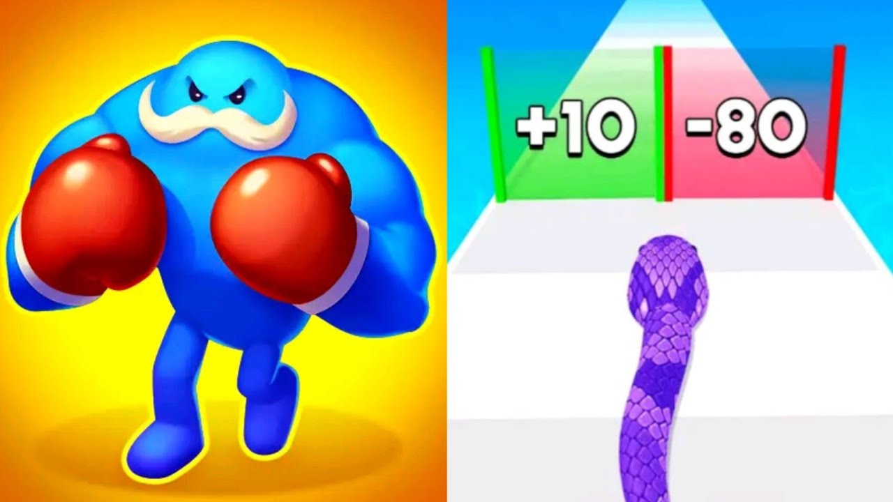 Punchy Race VS Snake Run Race Max All Levels Gameplay Android,iOS NEW UPDATE