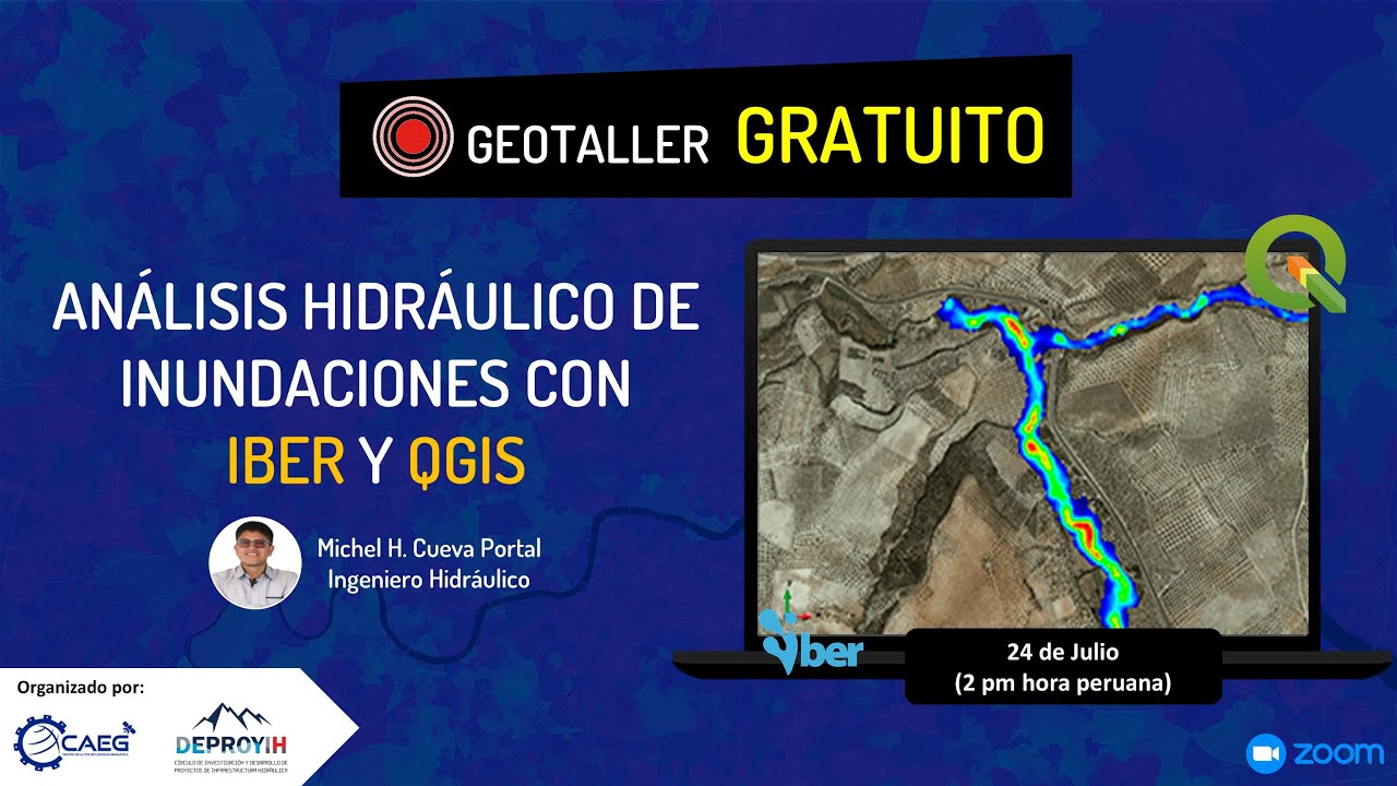👨‍🏫 Análisis Hidráulico de Inundacion con Iber y QGIS | CAEG